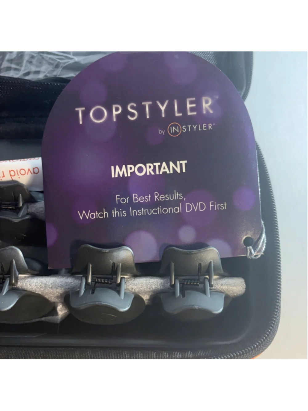 InStyler TopStyler Heated Ceramic Styling Shells Hair Curler System Case 1202